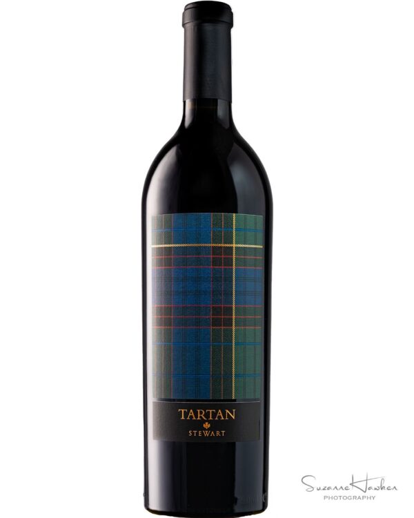 Napa Wine Bottle Shot Photography - Stewart Cellars - Tartan