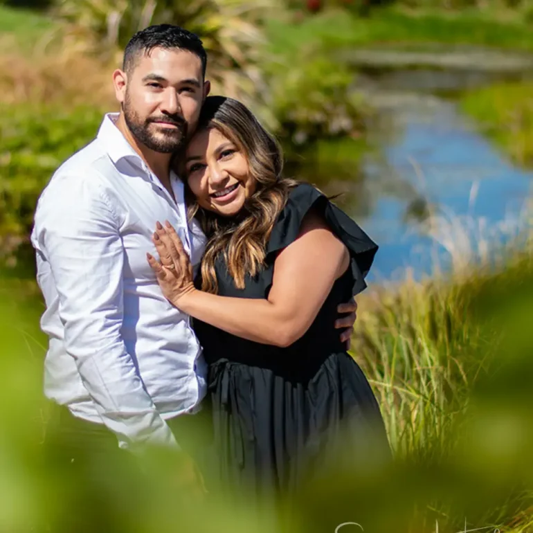 Sonoma engagement photographer taking photos of newly engaged couple at winery