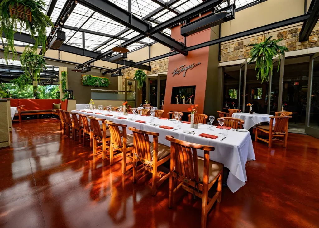 corporate dinner event photographer in Napa at La Toque Michelin Star restaurant